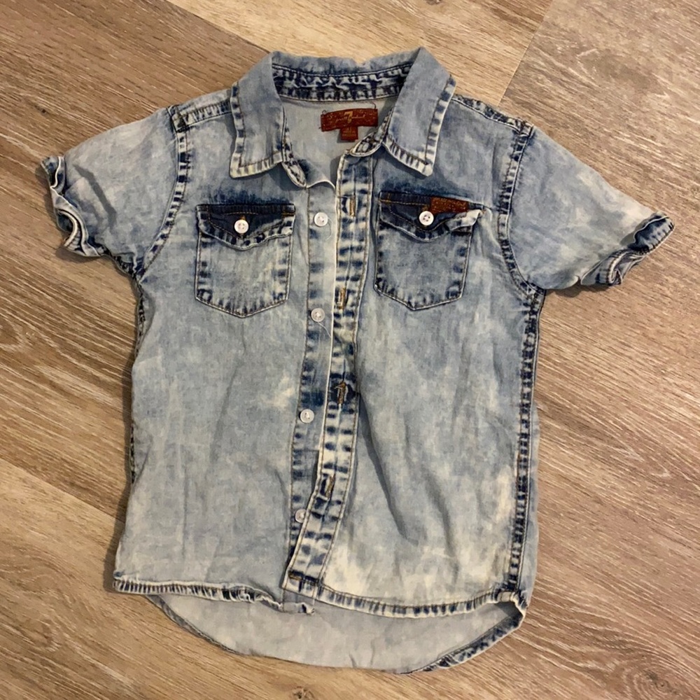 7 for all mankind size 3t Chambray shirt